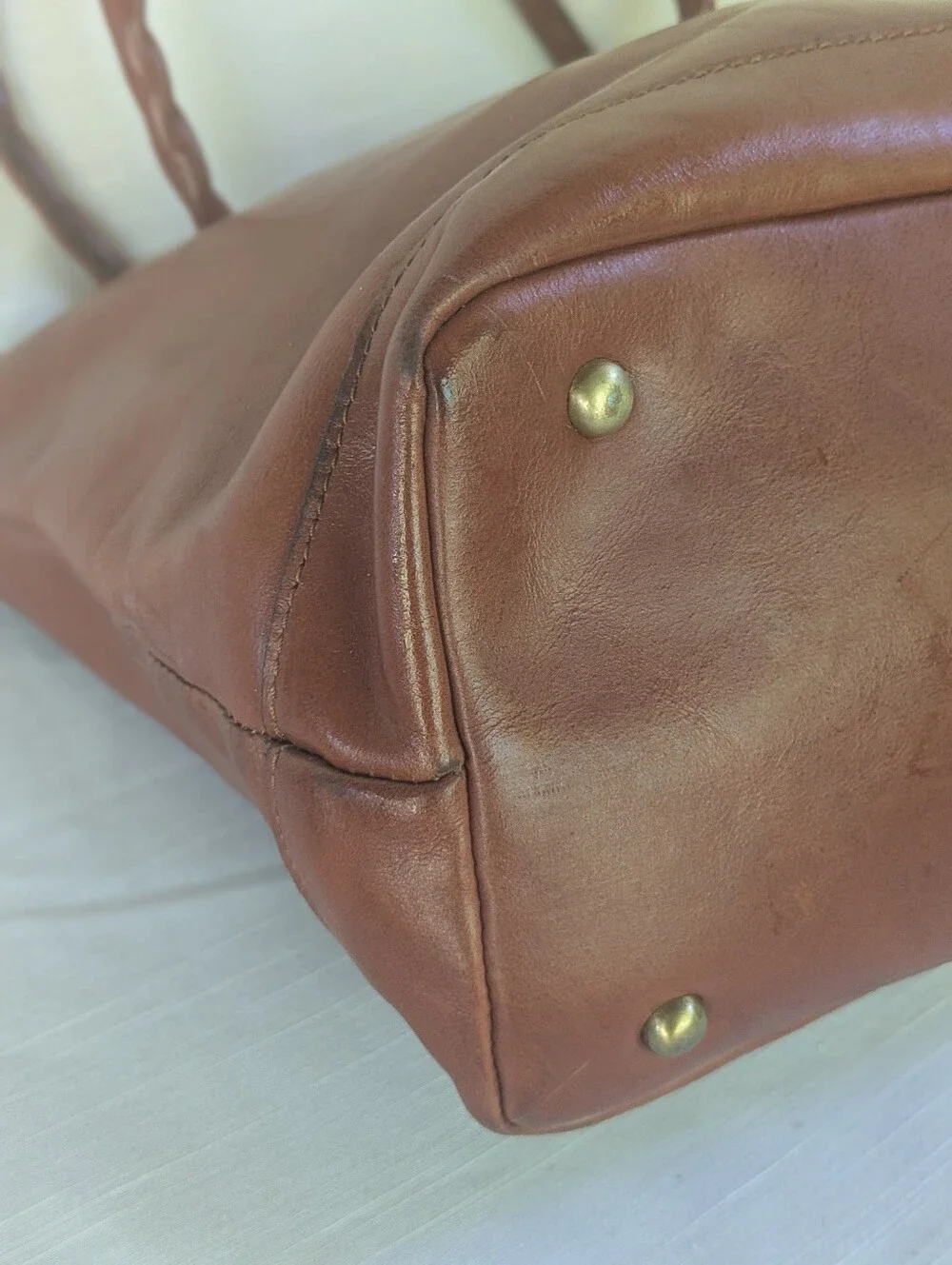 Patricia Nash Classic Brown Leather Tote Bag - Elegant Everyday Handbag